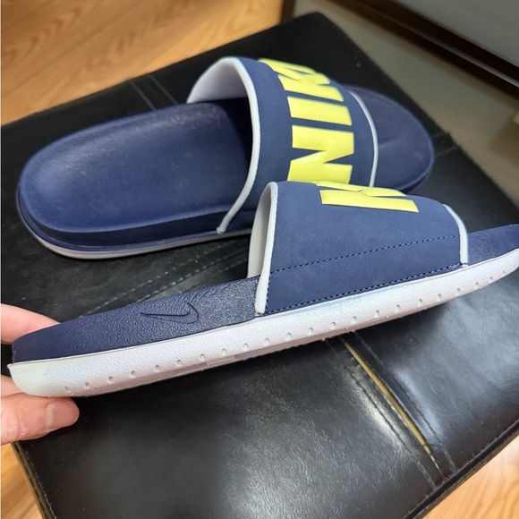 Nike Off Court Men’s Navy and Yellow Slides main image 5